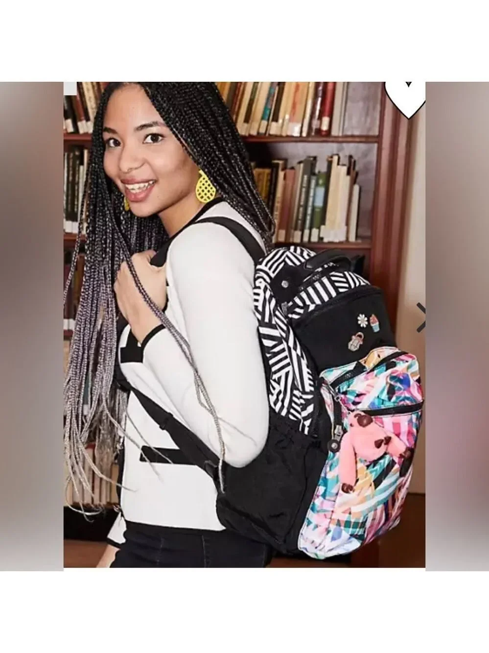 Kipling Seoul Go Large Printed Backpack
